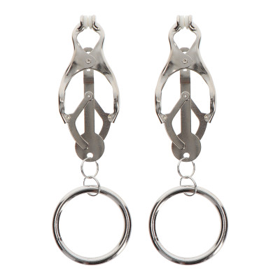 Taboom Butterfly Clamps with Ring Silver