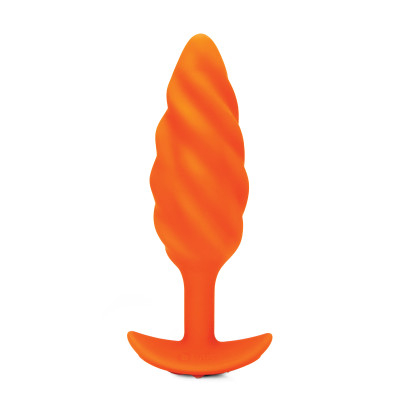 b-Vibe Swirl Texture Plug Orange