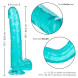 California Exotics Size Queen Dildo 10 Inch Turquoise