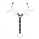 OhMama Fetish Nipple Clamps Cock Ring Set