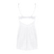 Obsessive Amor Blanco Underwire Chemise & Thong White