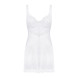 Obsessive Amor Blanco Underwire Chemise & Thong White