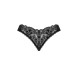 Obsessive Donna Dream Crotchless Thong Black