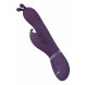 Vive Gada Vibrating Bunny Ear G-Spot Rabbit with Pulse Wave Shaft Purple