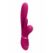 VIVE Kura Thrusting G-Spot Vibrator with Flapping Tongue and Pulse Wave Stimulator Pink