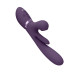 Vive Kura Thrusting G-Spot Vibrator with Flapping Tongue & Pulse Wave Stimulator Purple