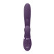 Vive Kura Thrusting G-Spot Vibrator with Flapping Tongue & Pulse Wave Stimulator Purple